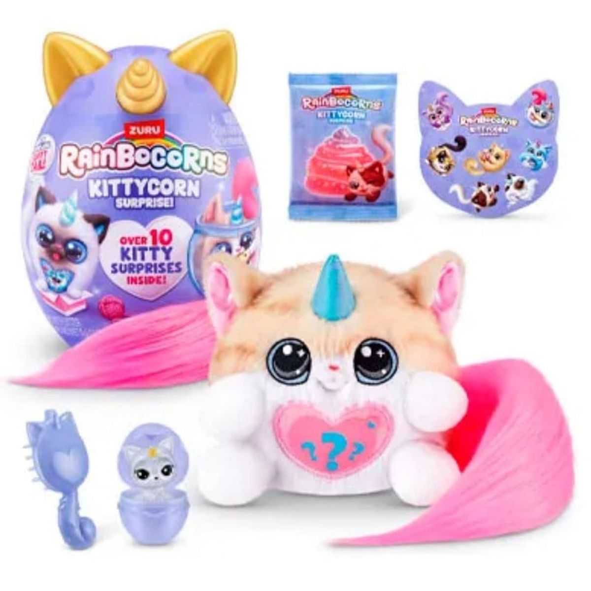 RAINBOCORN - Rainbocorns Peluche Gatito Pets Surtido