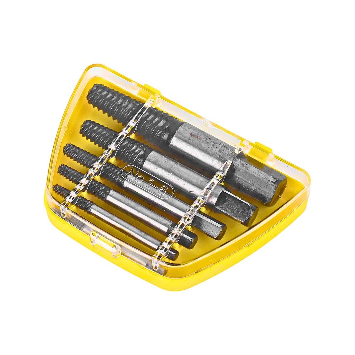 STANLEY - Extractor de Tornillos Juego 5 piezas  Quita Perno Broca Roto STANLEY