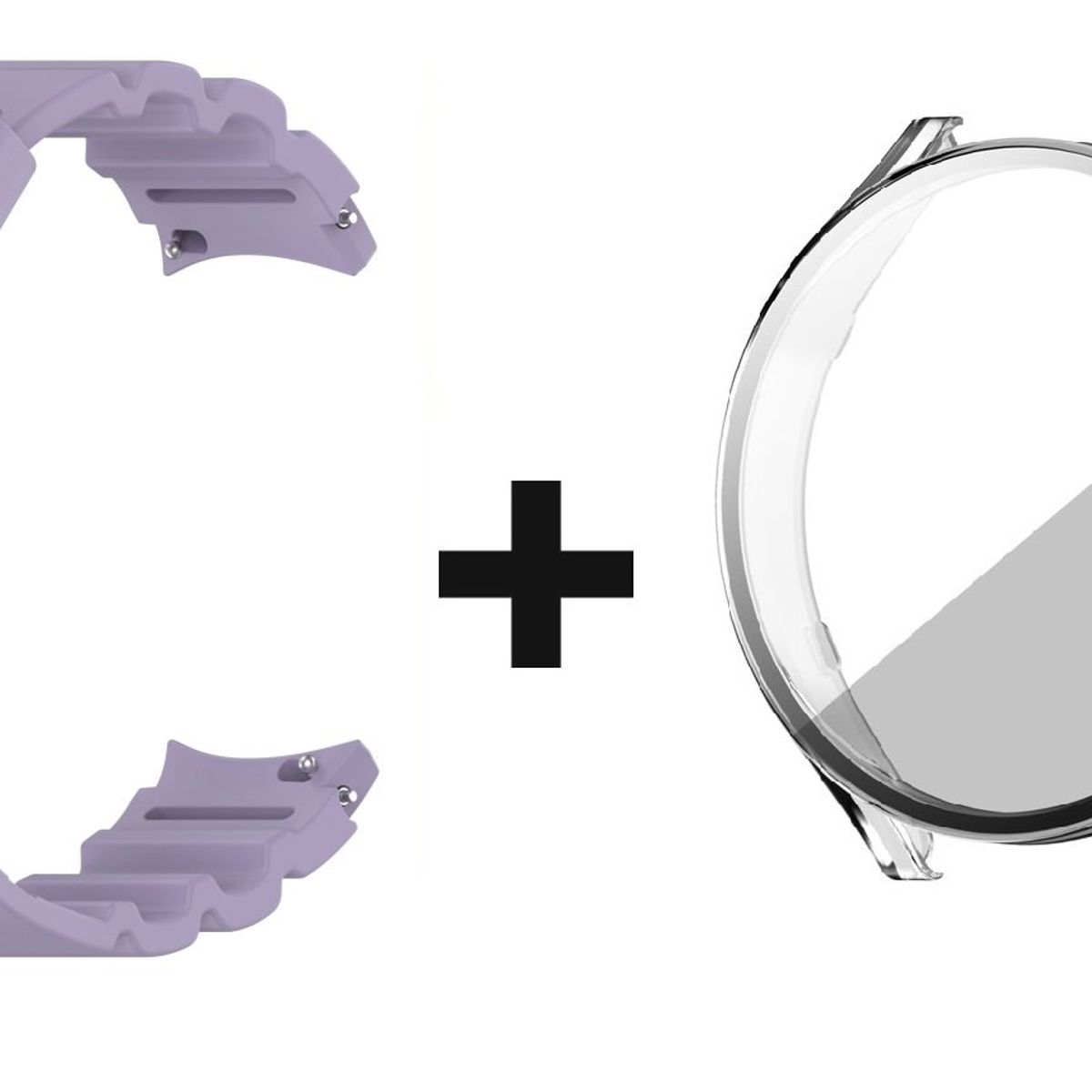 GENERICO - CORREA + BUMPER PARA SAMSUNG GALAXY WATCH 6 LILA