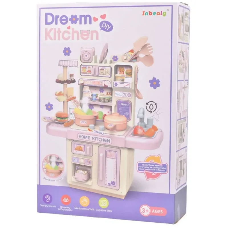 GENERICO - Set De Cocina Home Kitchen 39 piezas Con Vapor Y Luces