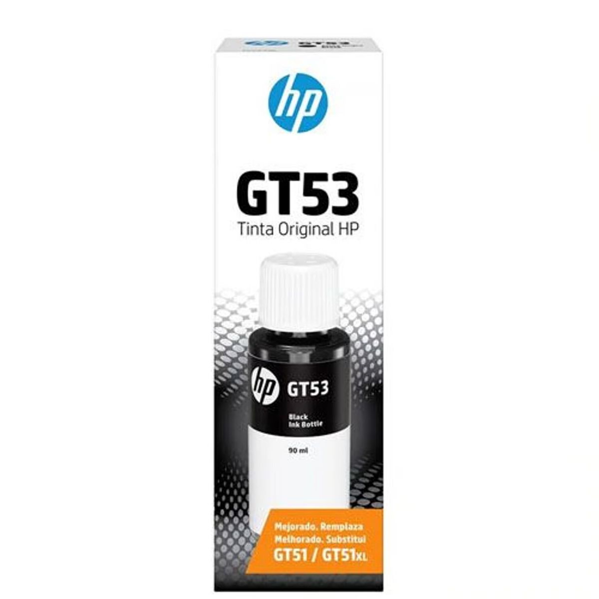 HP - Botella de Tinta HP GT53 Negro 90ml 1VV22AL Original