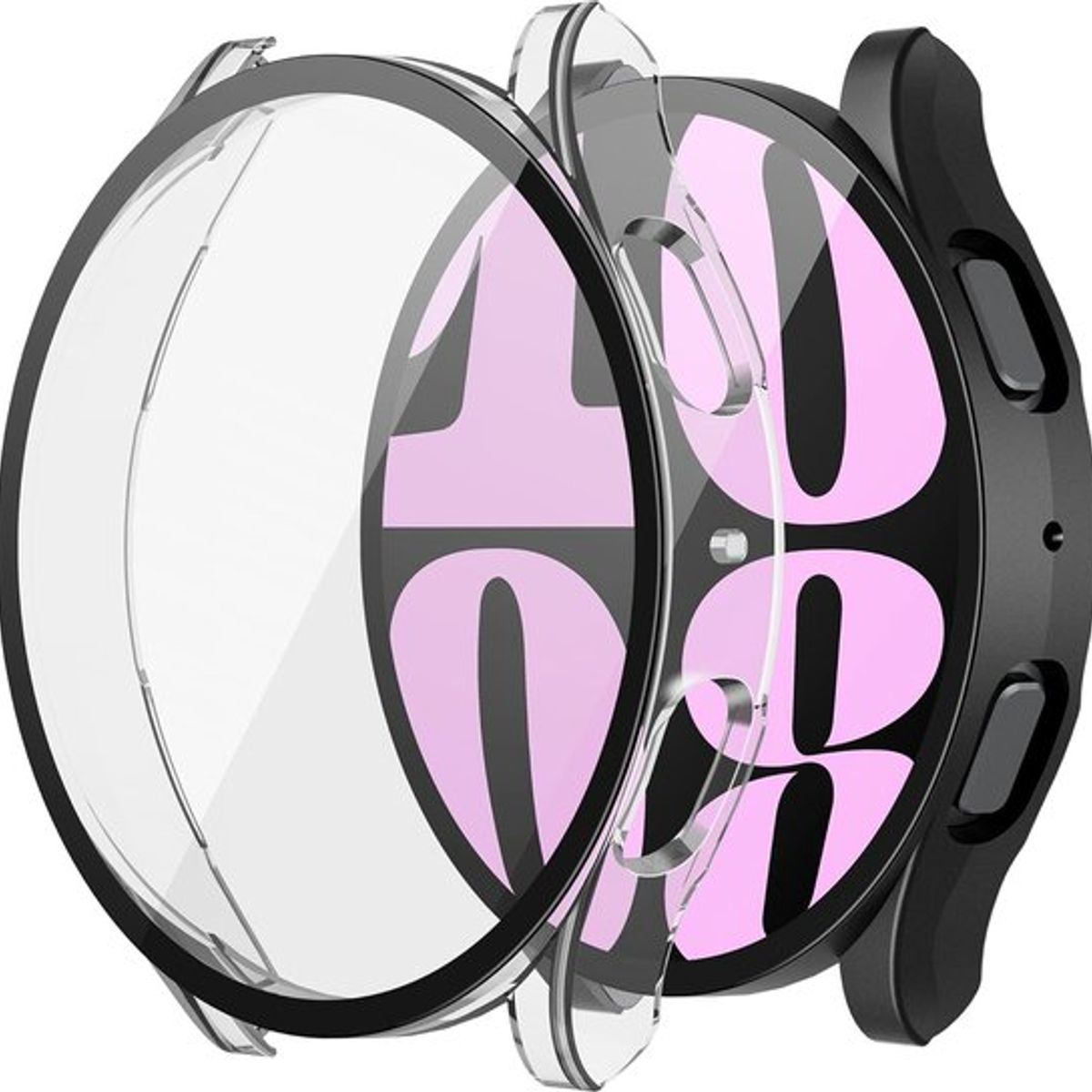GENERICO - BUMPER PARA SAMSUNG GALAXY WATCH 6 44 mm TRANSPARENTE
