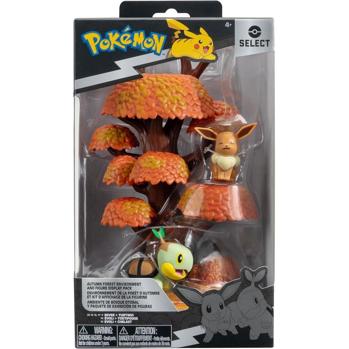 POKEMON - Pokemon Jazwares Select Ambiente De Bosque Otoñal
