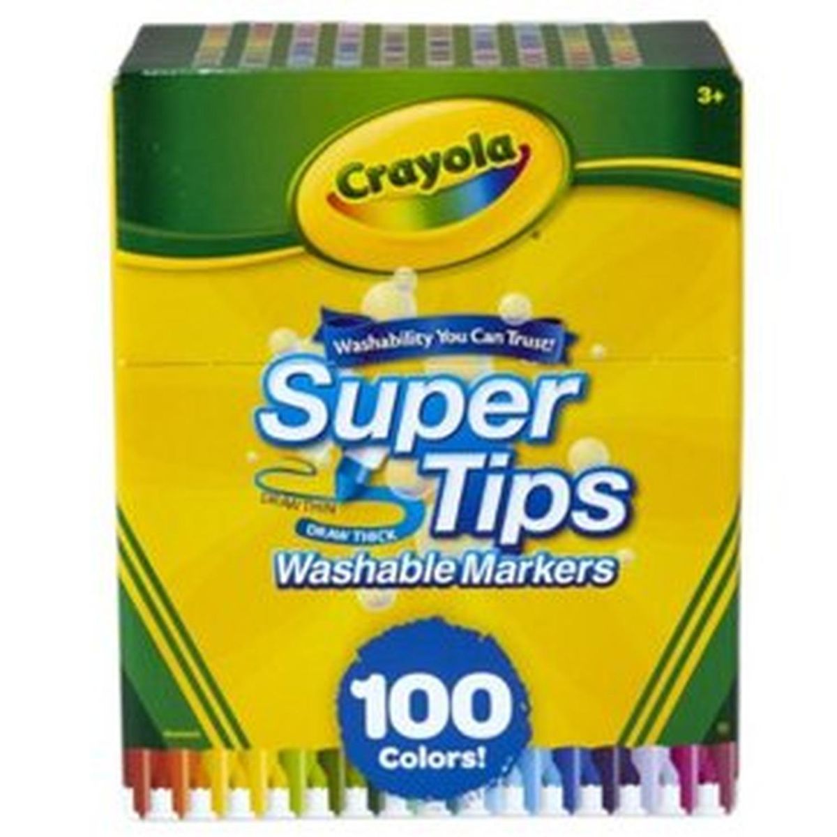 CRAYOLA DOUGH - Plumones Lettering Crayola SuperTips x 100 unds