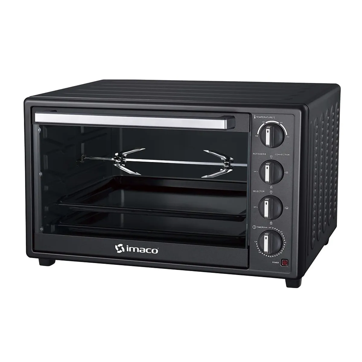 IMACO - Horno Eléctrico Rosticero 66L Imaco  HEB60R BLACK