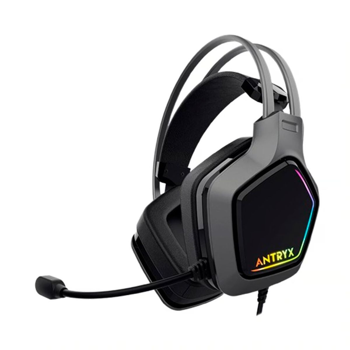 ANTRYX - AUDIFONO GAMER ANTRYX ENIGMA SE (AGH-7320GR7V) 7.1 VIRTUAL GRAY