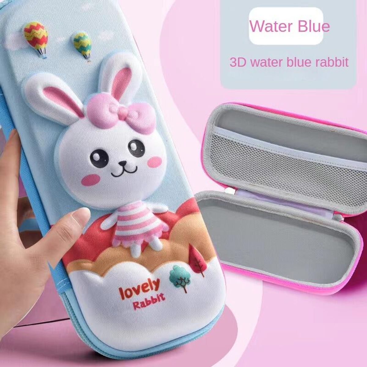 GENERICO - CARTUCHERA 3D ESCOLAR DISEÑOS PARA NIÑAS KAWAII