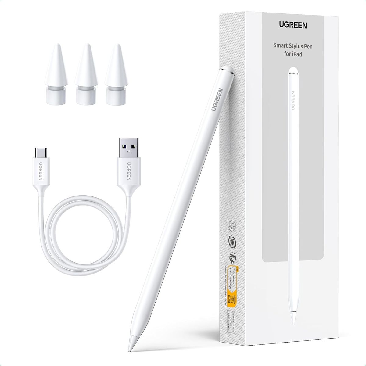 UGREEN - Ugreen Lápiz Óptico iPad y iPad Pro + 3 Puntas Pencil LP787 - 35762