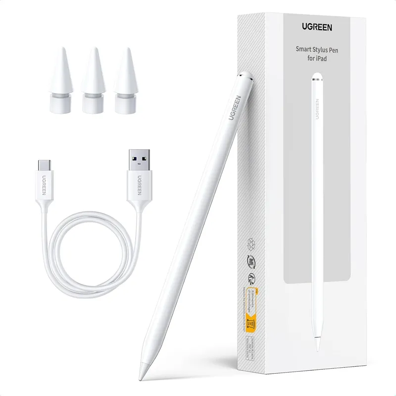 UGREEN - Ugreen Lápiz Óptico iPad y iPad Pro + 3 Puntas Pencil LP787 - 35762