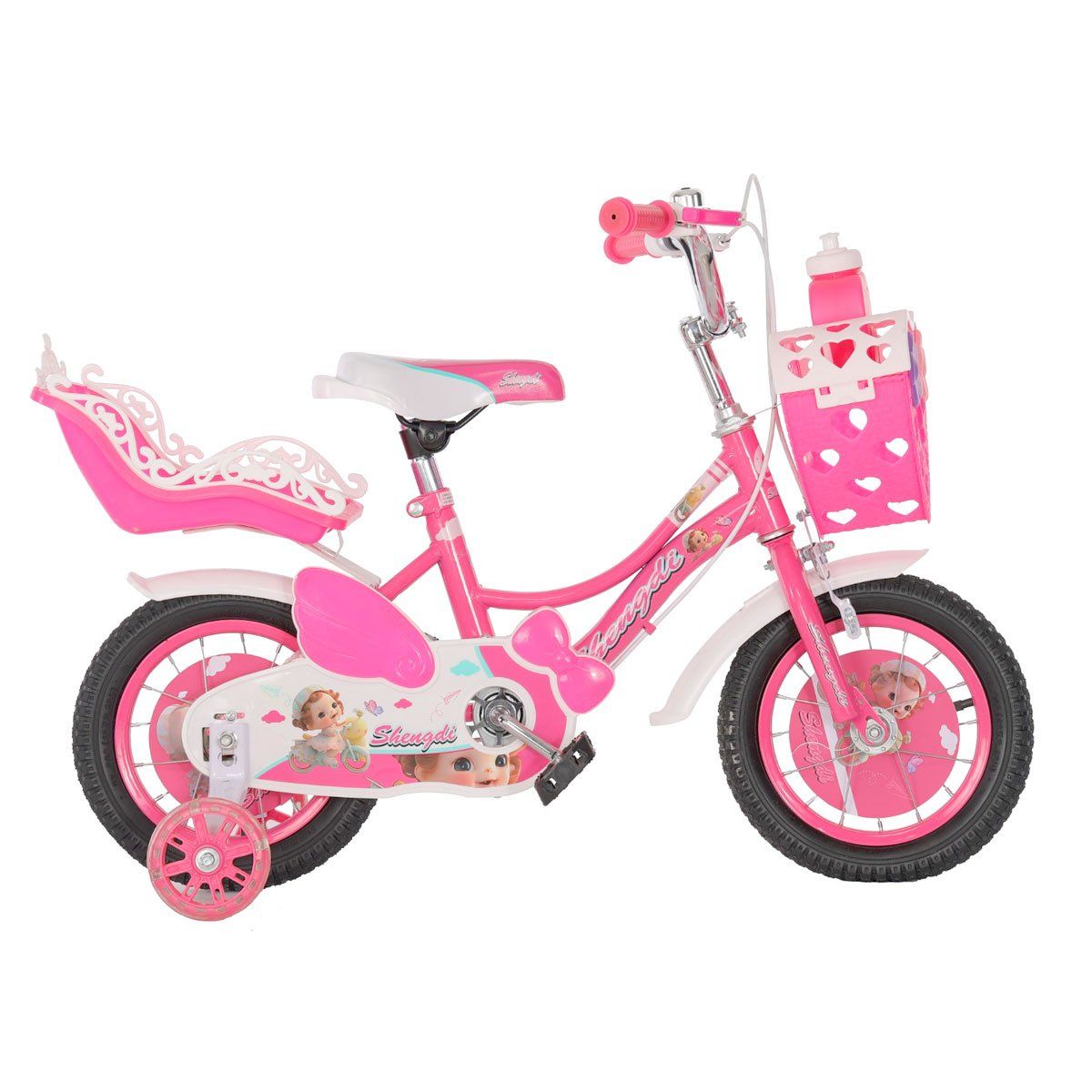 GENERICO - Bicicleta Para Niña Infantil Kids Aro 16 Rosa AI