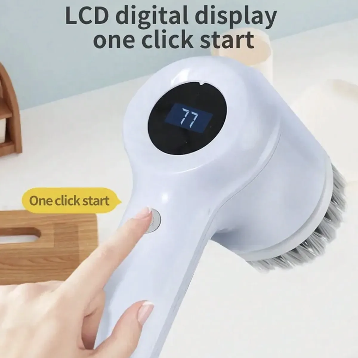 GENERICO - Set Cepillo de limpieza eléctrico inalámbrico 5 en 1