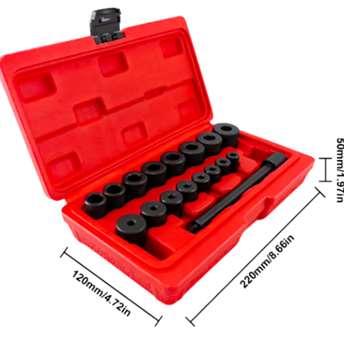 GENERICO - CENTRALIZADOR ,ALINEADOR DE EMBRAGUE 17 PIEZAS