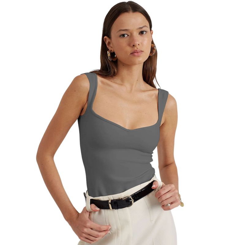 BLWOENS - Polera Mujer - Gris