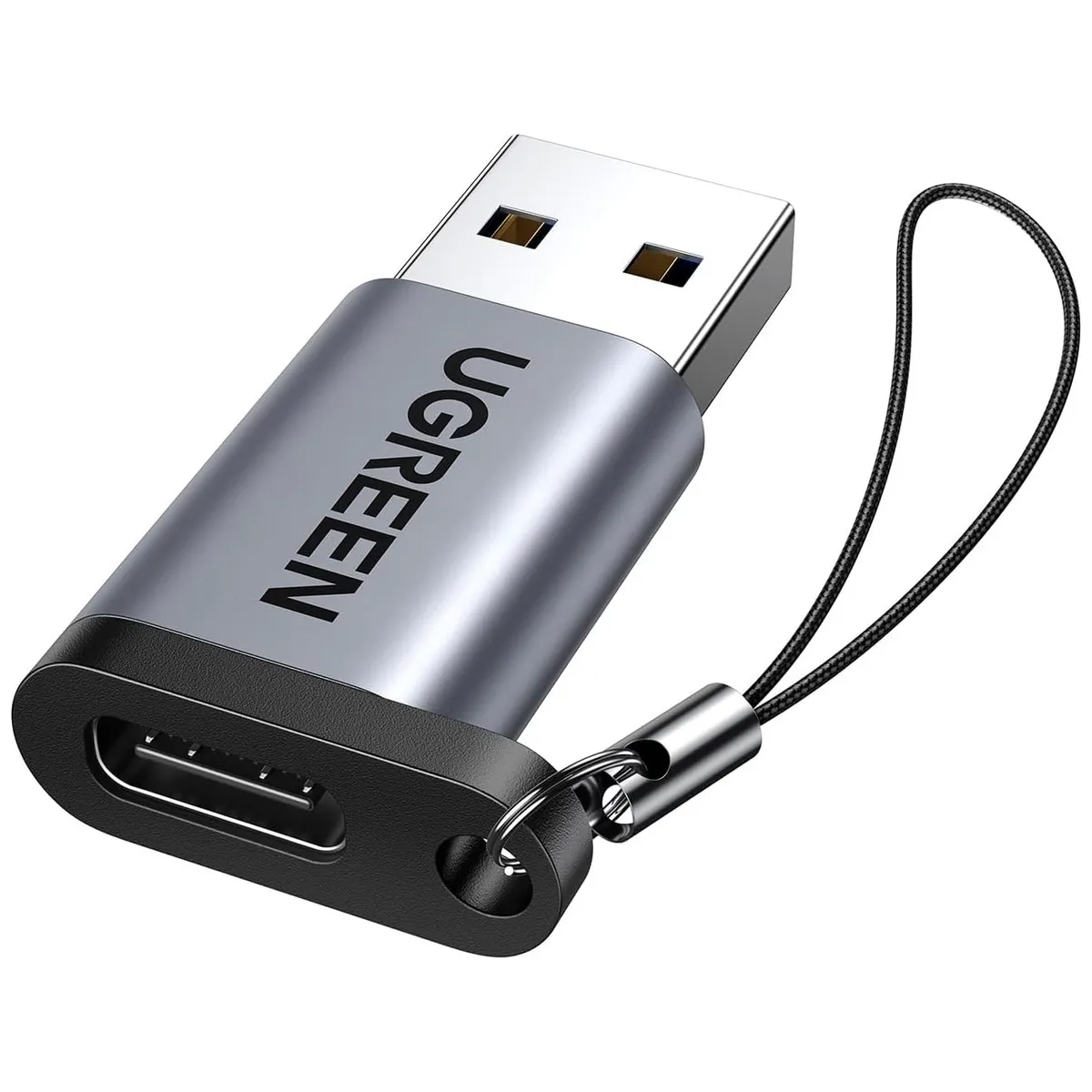 UGREEN - Ugreen Adaptador USB-C a USB-A 10Gbps Para Carga - 50533