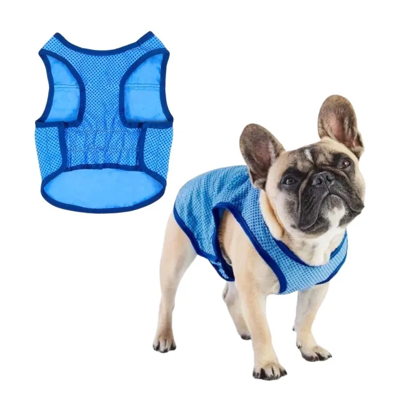 GENERICO - Chaleco Frío Refrigerante para Mascotas AZUL