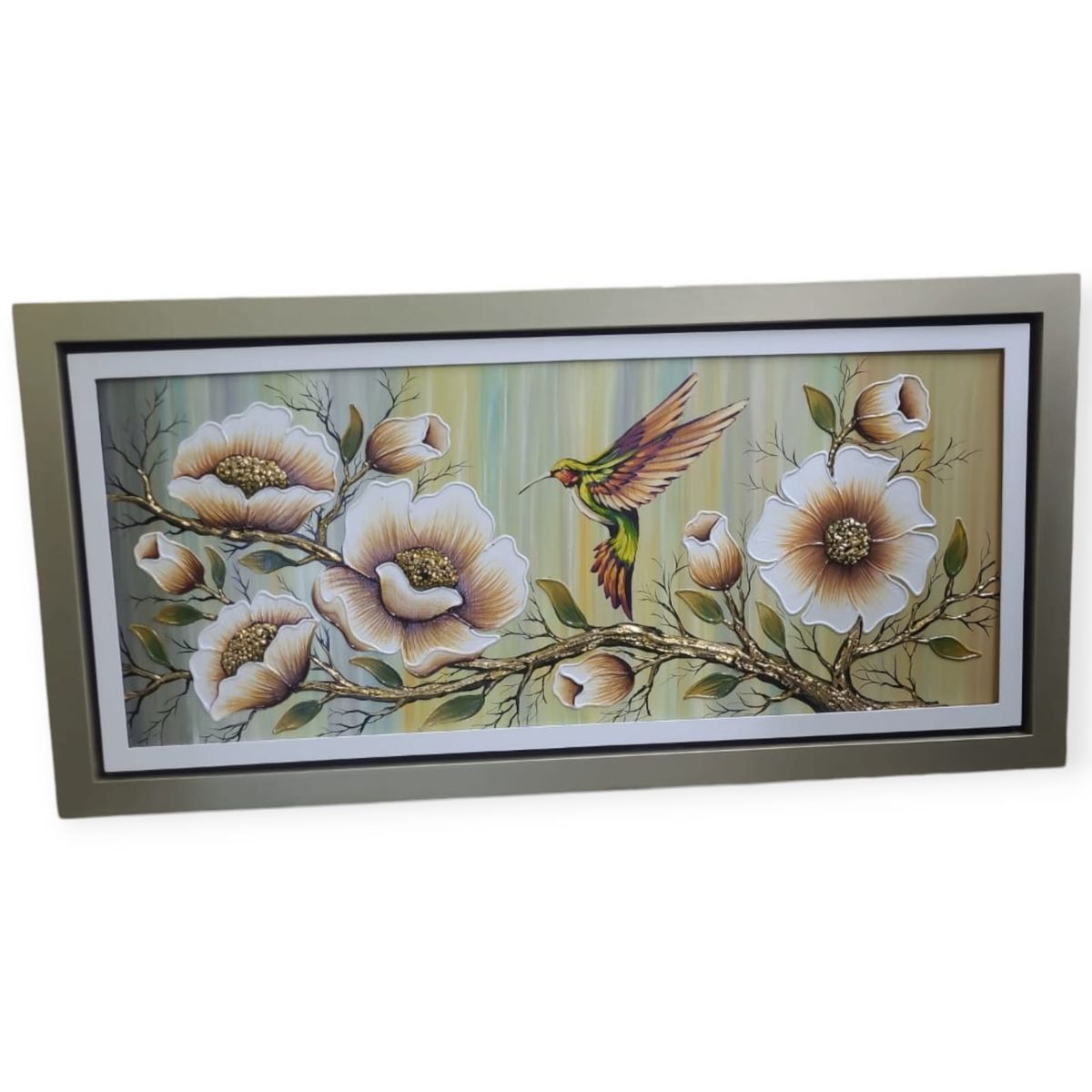 GENERICO - Cuadro En Óleo Armonía Natural 137x67 cm