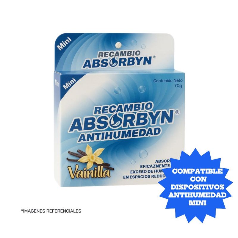 ABSORBYN - REPUESTO MINI ABSORBYN VAINILLA X 70 GR