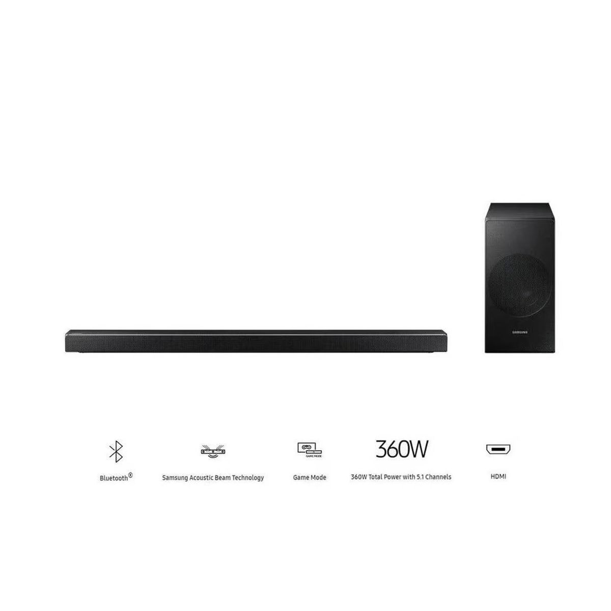 SAMSUNG - Soundbar Samsung Flat Sound 360W 31Ch HW-N650