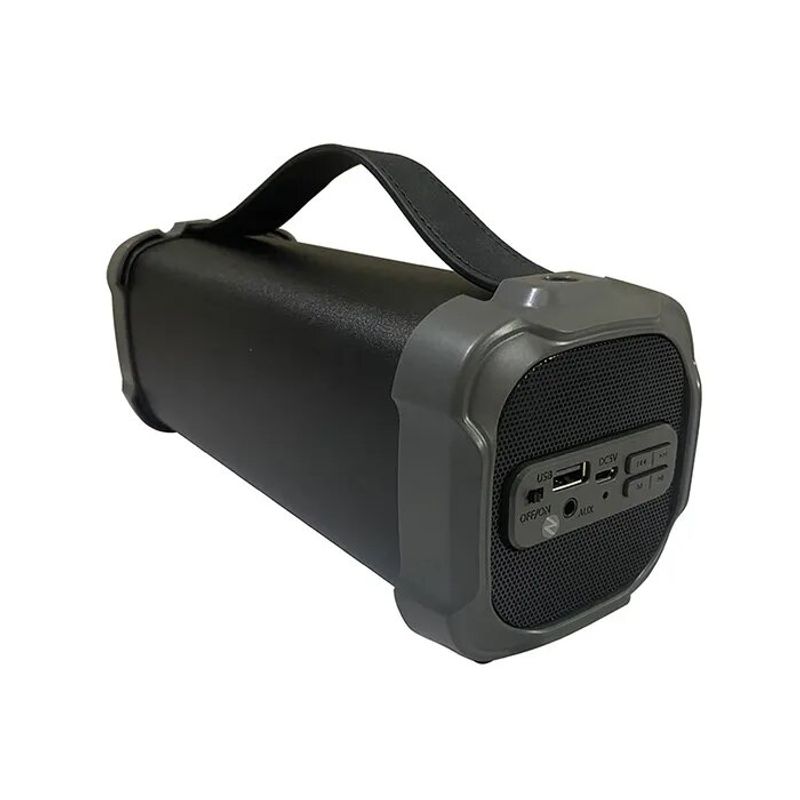 NOOZ - Parlante Inalámbrico Nooz Bluetooth USB SD FM Bazooka Negro