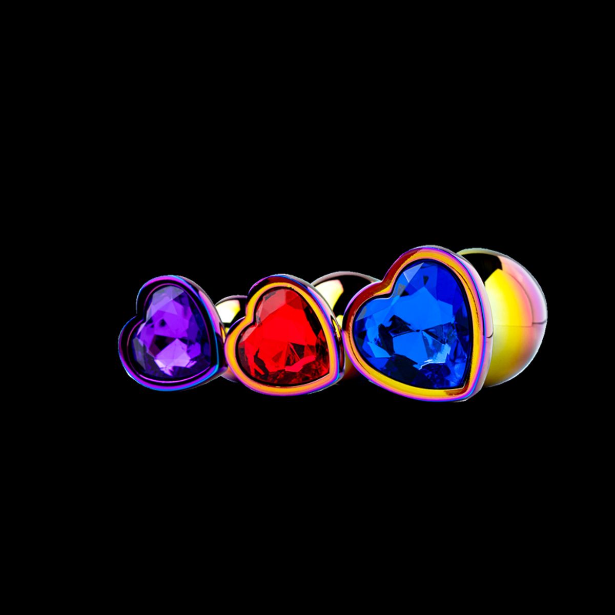 DR PINKY - Plugs Dilatadores Anales Kit de 03 Consoladores Arcoiris