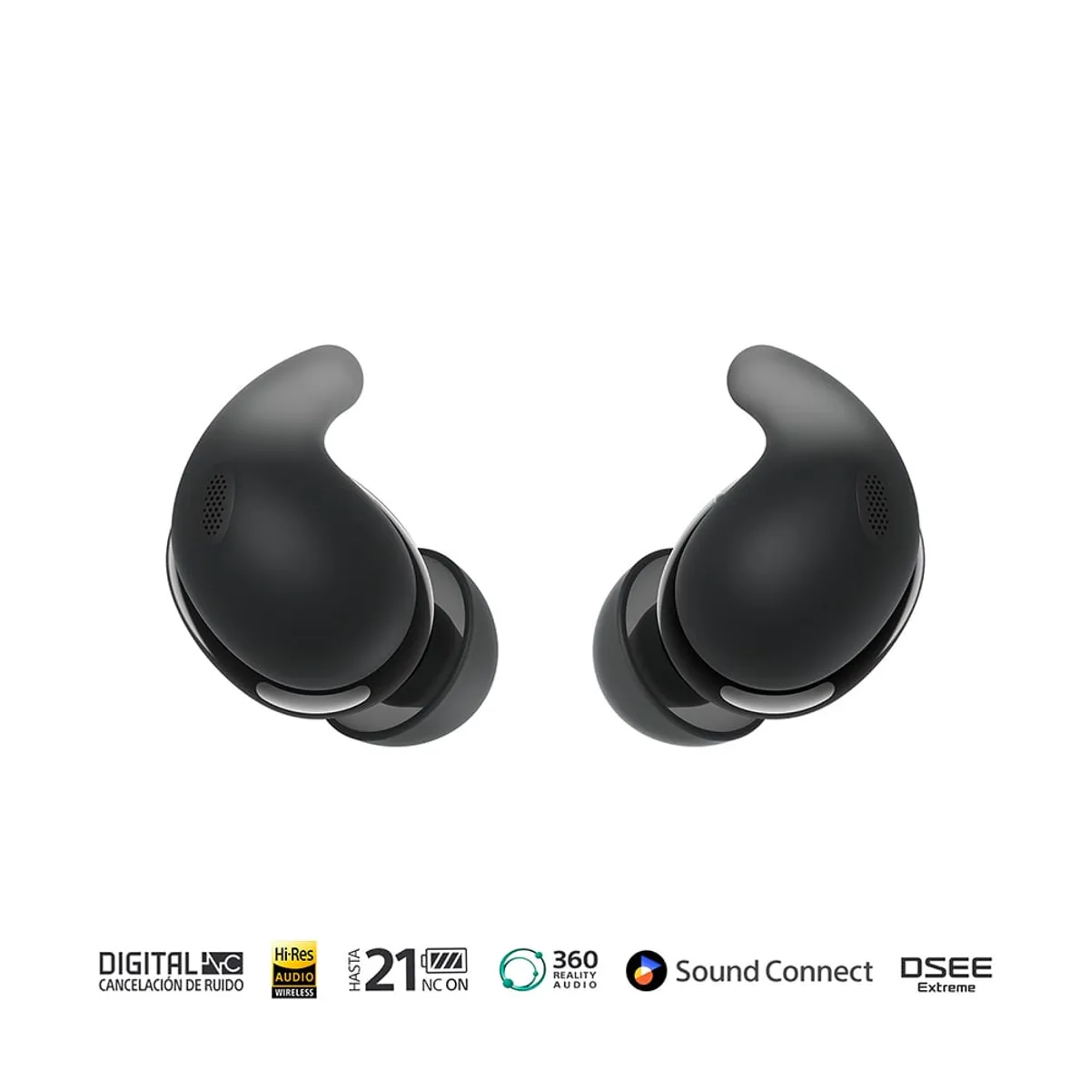 SONY - Sony Audífonos WF-LS910N LinkBuds Fit Noise Cancelling Negro