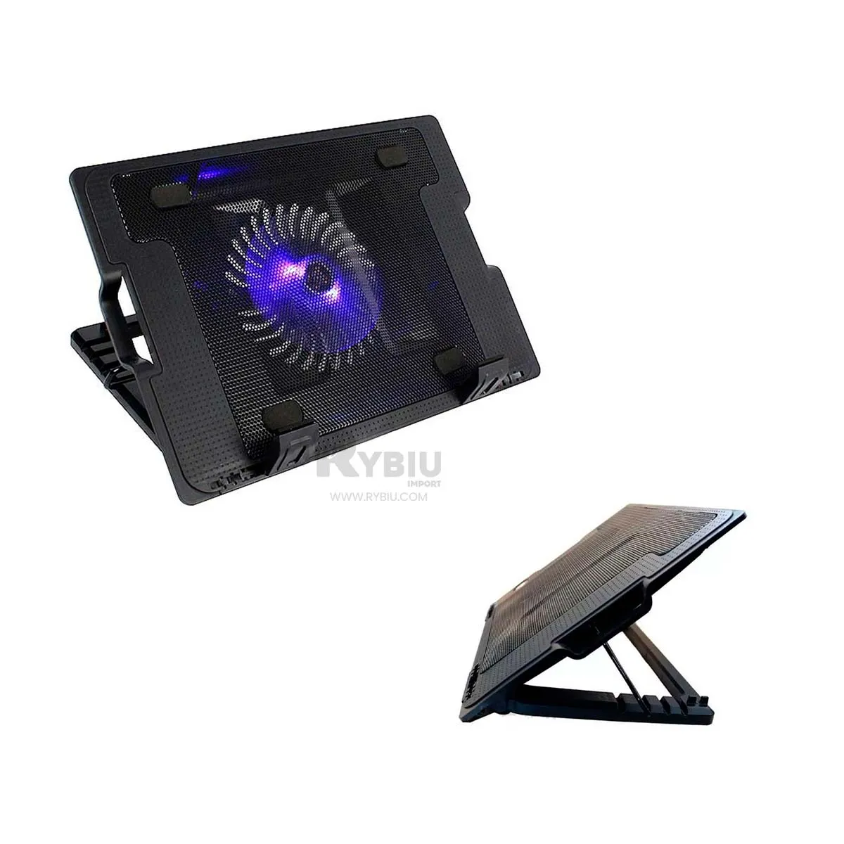 GENERICO - Soporte con Ventilador para Laptop HA 69 Y+Gift Stickers