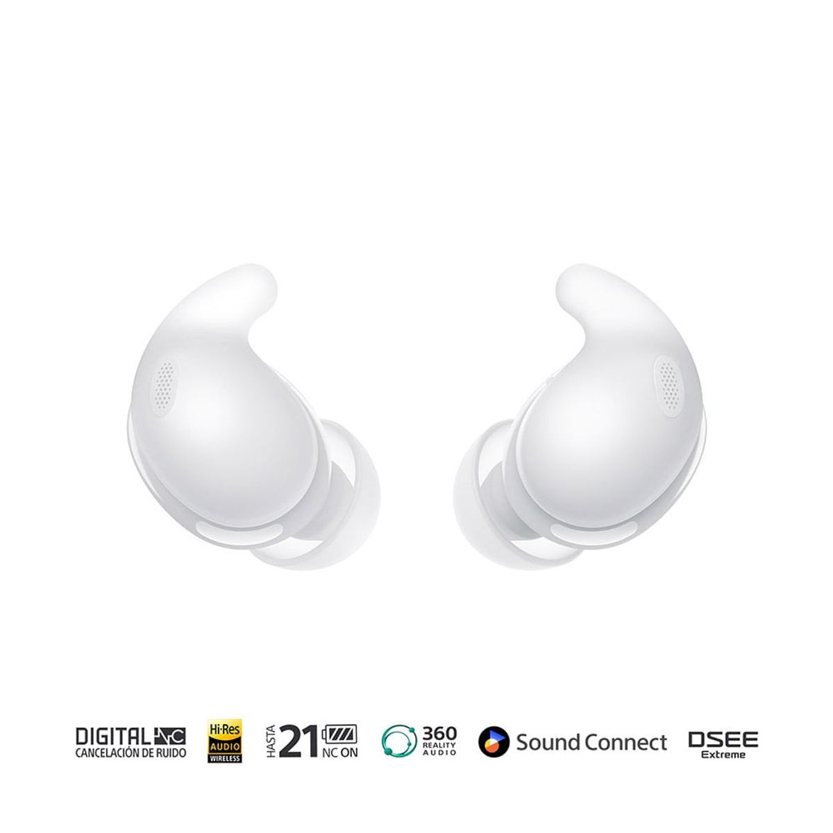 SONY - Sony Audífonos WF-LS910N LinkBuds Fit Noise Cancelling Blanco