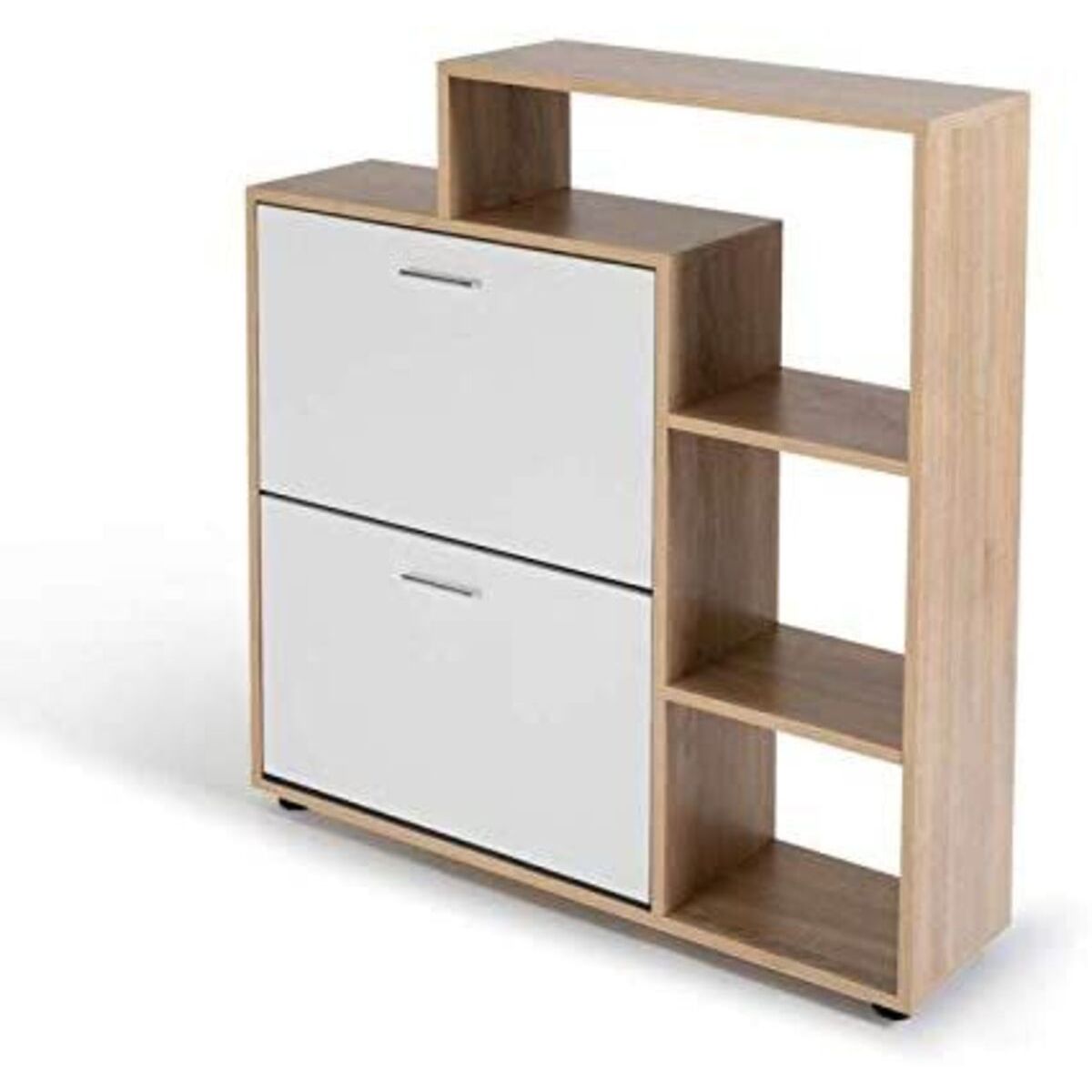 GENERICO - Zapatera Moderna Minimalista Eva color DunaBlanco R&R Muebles