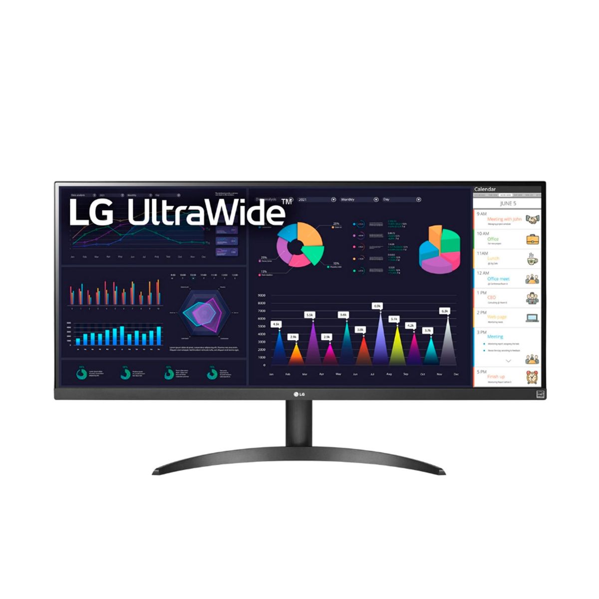 LG - MONITOR LG 34WQ500 34 ULTRAWIDE HDR 400 IPS 100HZ 1MS PN 34WQ500-B