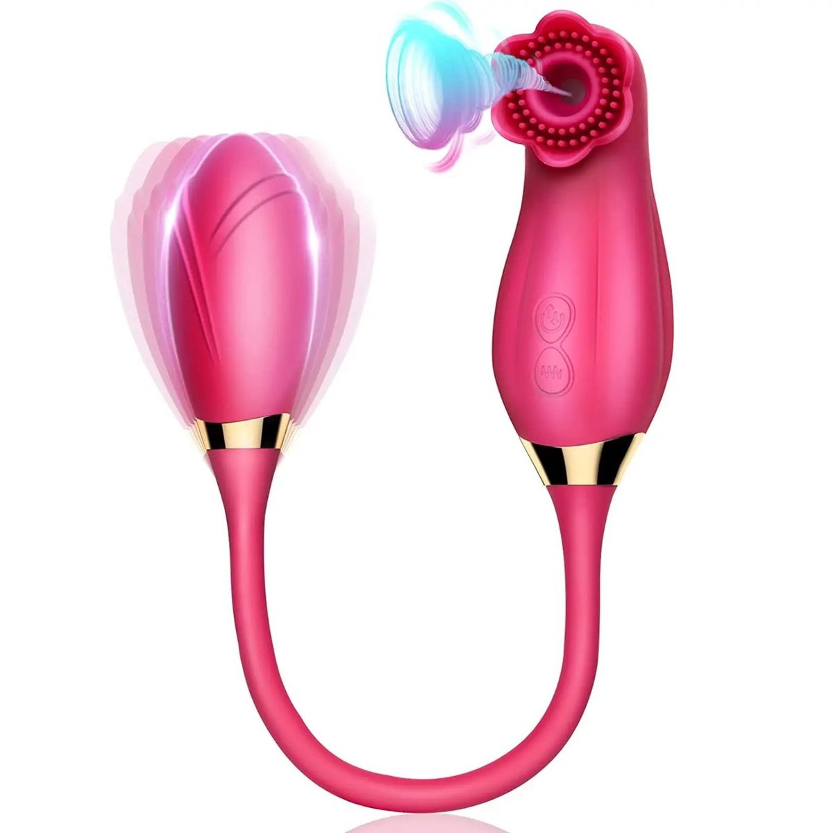 DR PINKY - Vibrador Mujer Succionador Clítoris con Huevo Consolador Sunflower