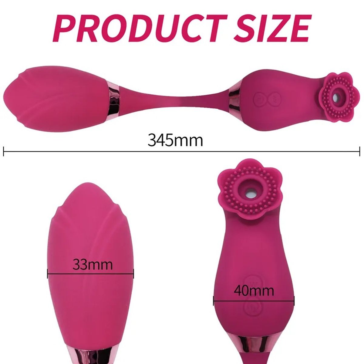 DR PINKY - Vibrador Mujer Succionador Clítoris con Huevo Consolador Sunflower