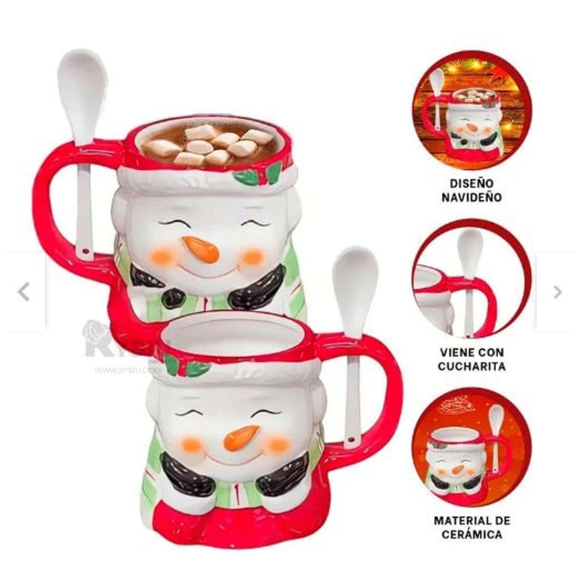 GENERICO - Vaso Llamativo de Muñeco de Nieve