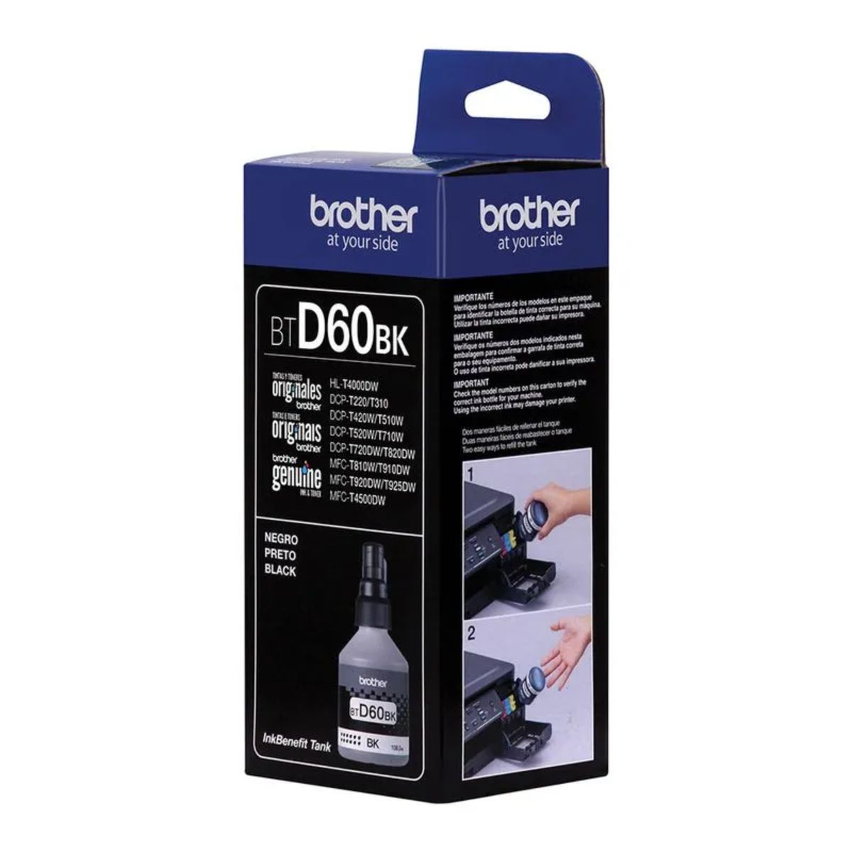 BROTHER - Tinta Brother BT60BK Negro original