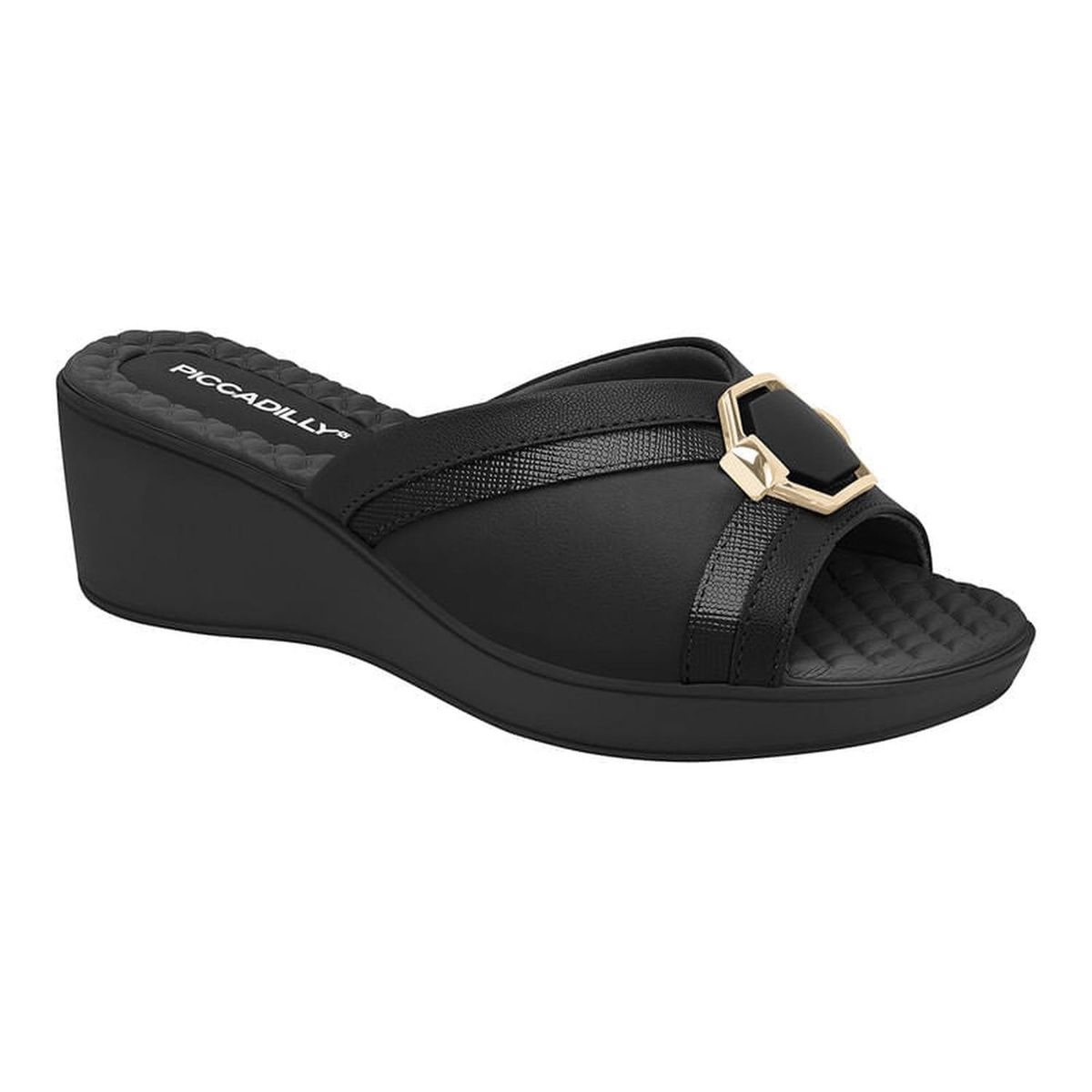 PICCADILLY - SANDALIA MUJER PICCADILLY CASUAL PRETO 54038100000004