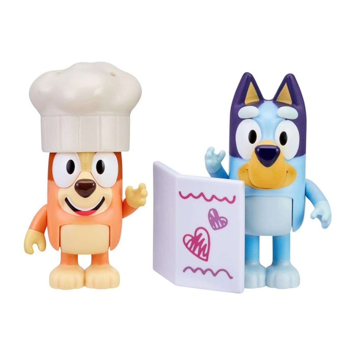 BLUEY - Pack x2 Figuras Bluey & Bingo Fancy Restaurant