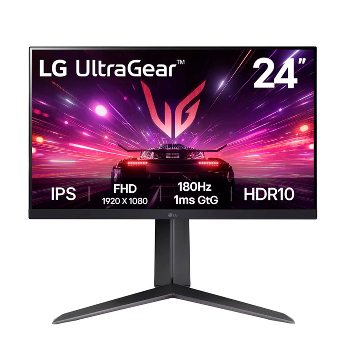 LG - MONITOR GAMING LG ULTRAGEAR 24 FHD IPS 180HZ 1MS PN 24GS65F-B