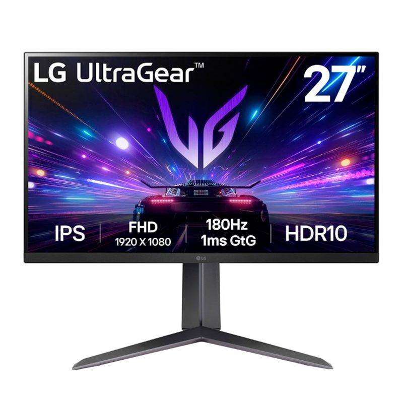 LG - MONITOR GAMING LG ULTRAGEAR 27 FHD 1MS 180HZ IPS PN 27GS65F-B