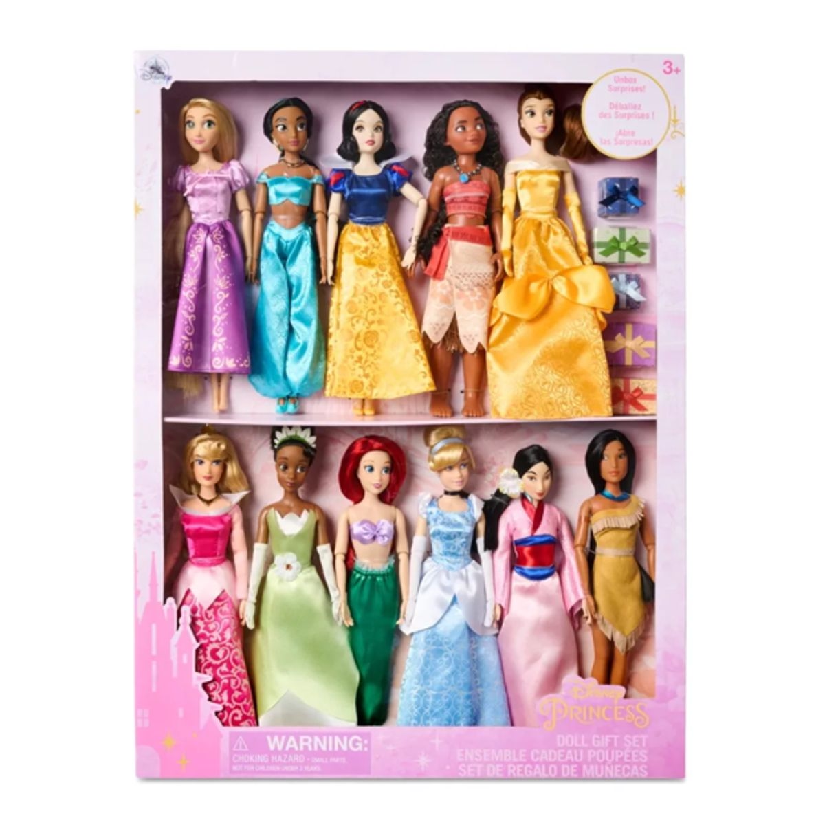 DISNEY - Colección de Princesas Clásicas Disney 11 Muñecas