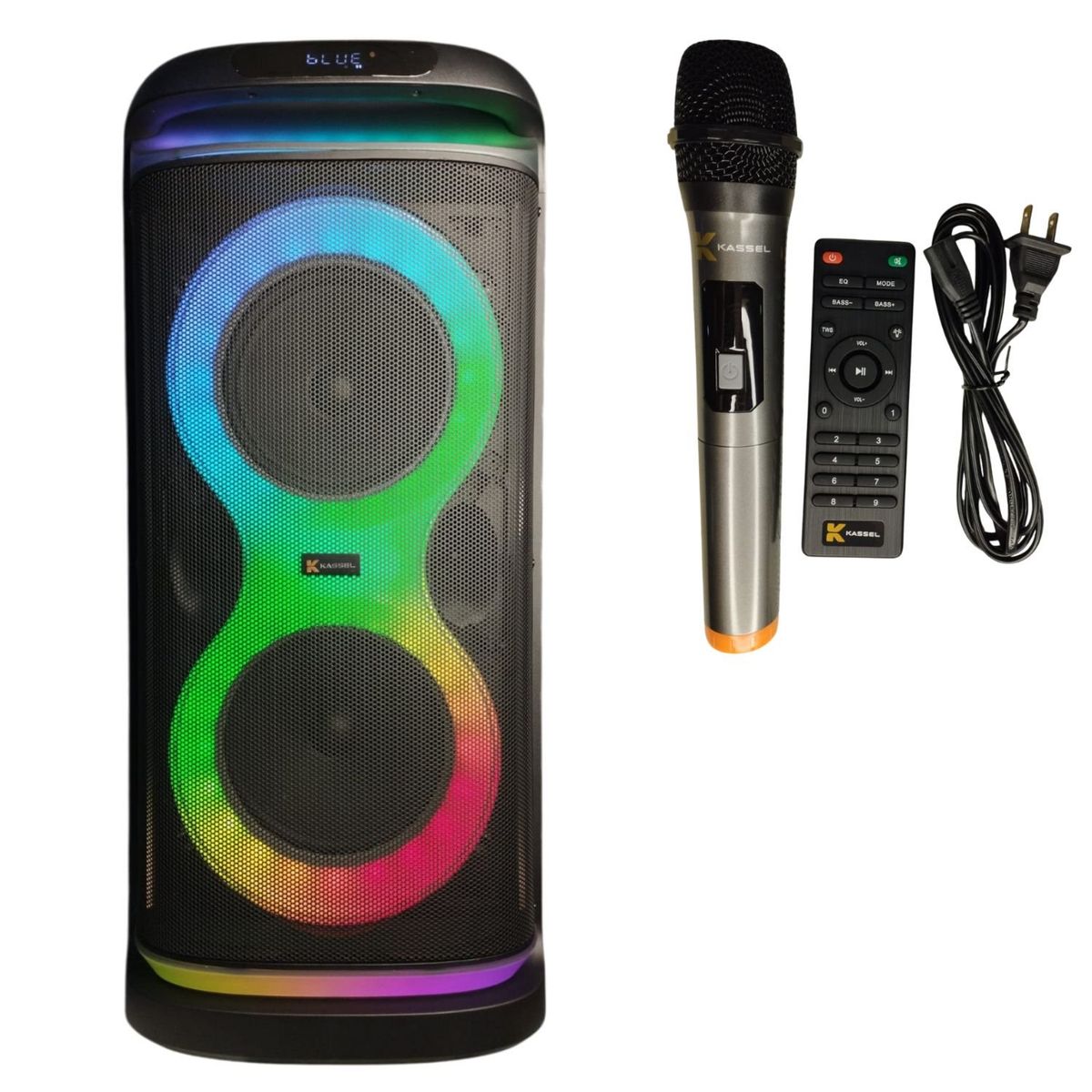 GENERICO - Parlante Portátil KASSEL K2818 USB BT TWS MICROFONO RGB