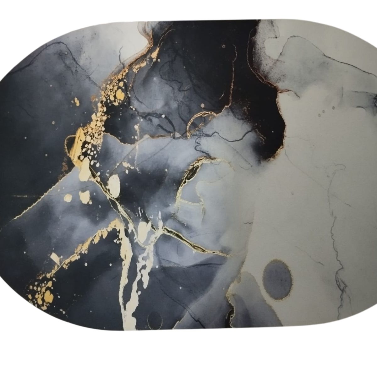 GENERICO - Alfombra de Baño Antideslizante para Piso Negro con Blanco