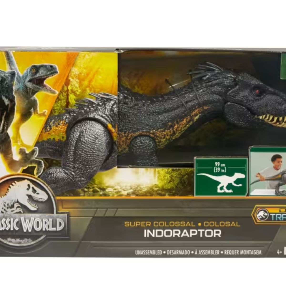 JURASSIC WORLD - Dinosaurio Jurassic World Indoraptor Colossal