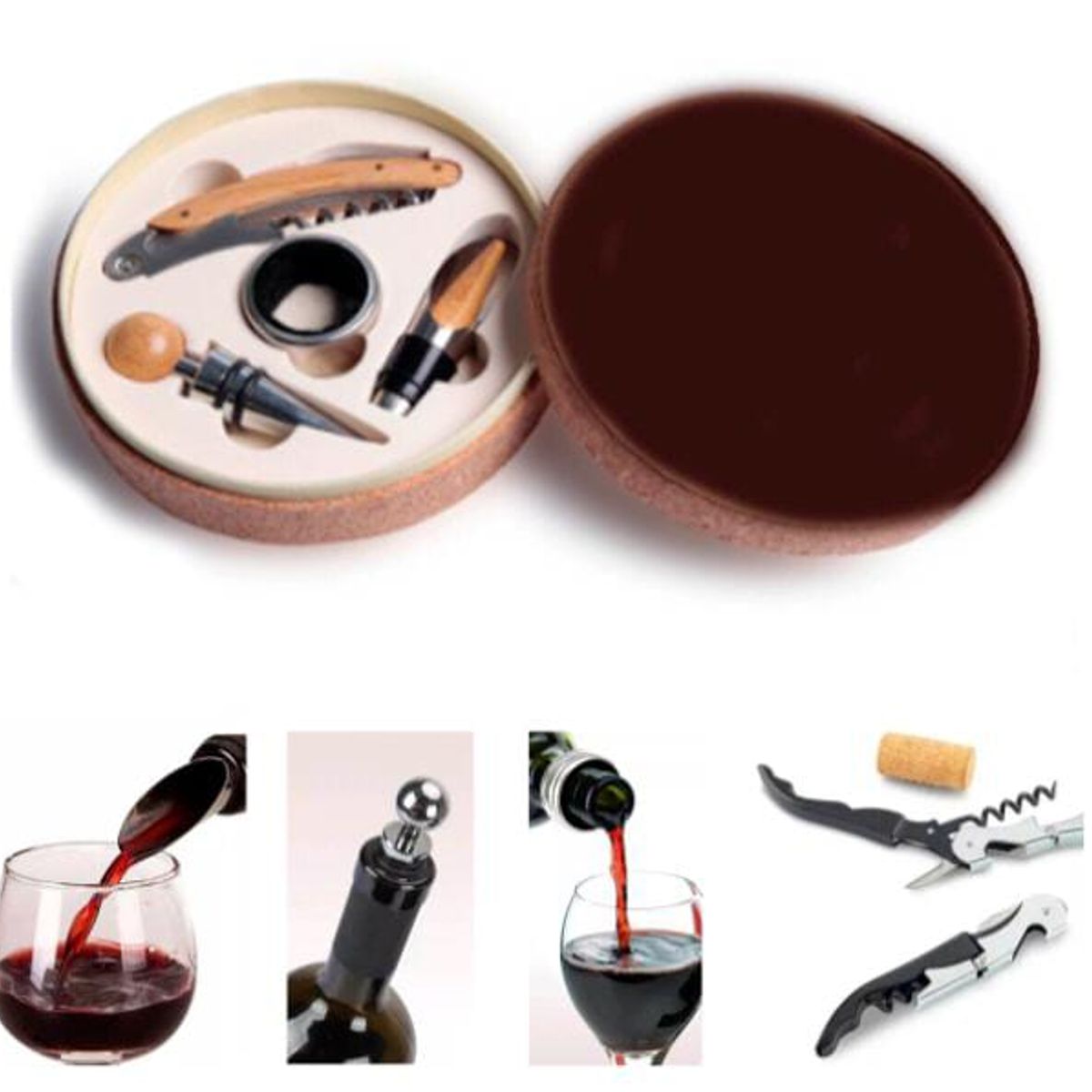 GENERICO - Kit para Vino 5 piezas