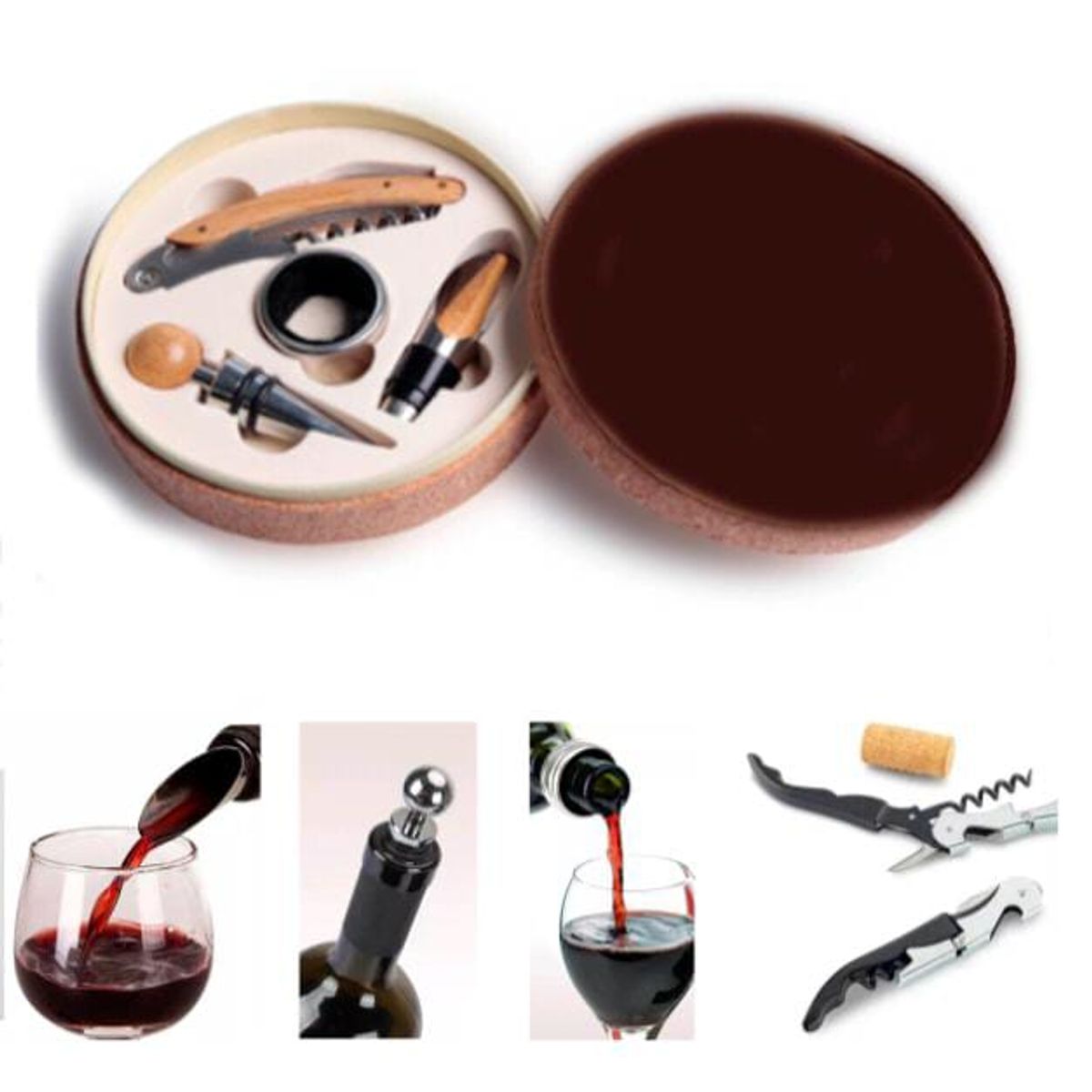 GENERICO - Kit para Vino 5 piezas