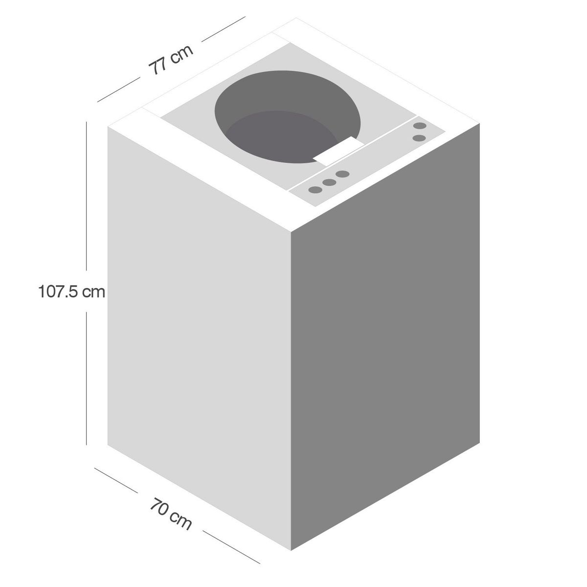 LG - Lavadora 13 kg TS1300DPS Silver