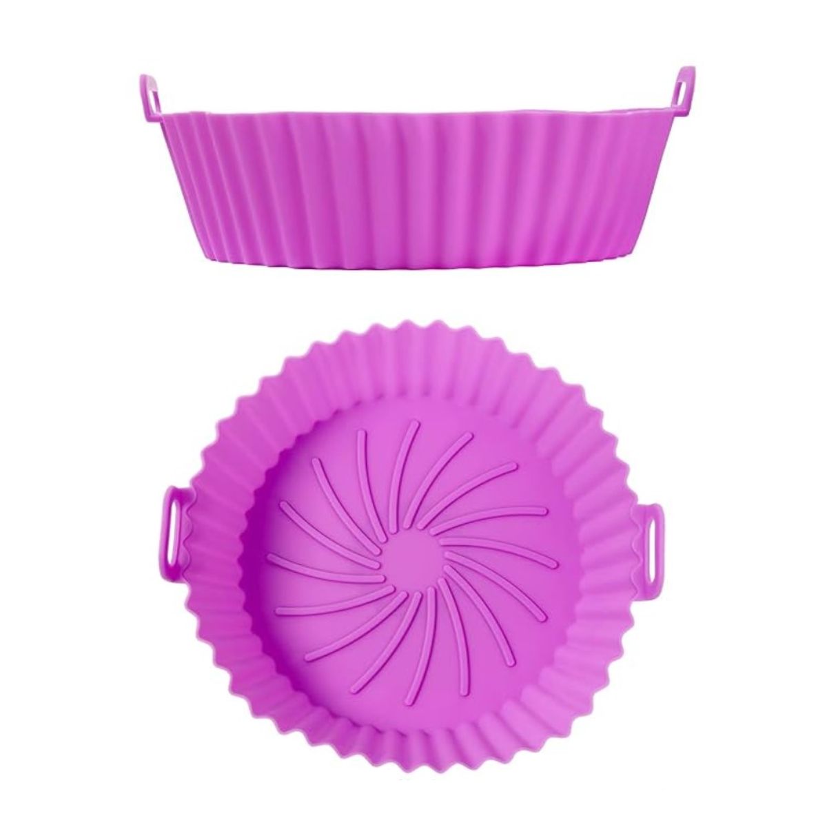 GENERICO - Bandeja Molde Silicona Antiadherente Freidora Aire Air Fryer ALEATORIO