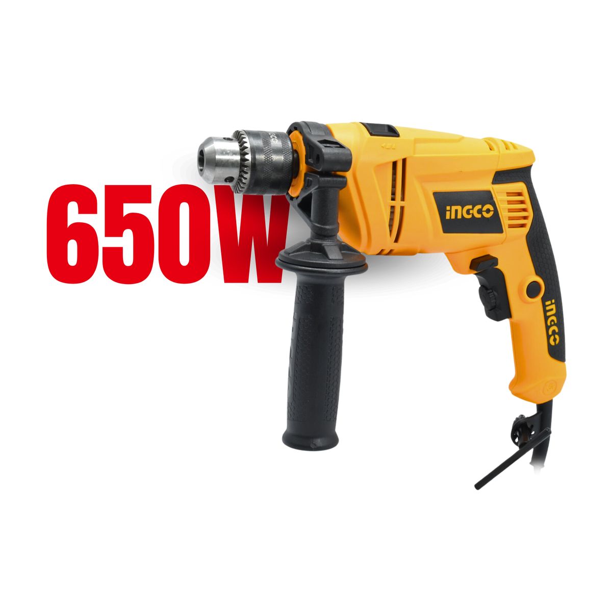 INGCO TOOLS - Taladro percutor 650w + 101 piezas Ingco