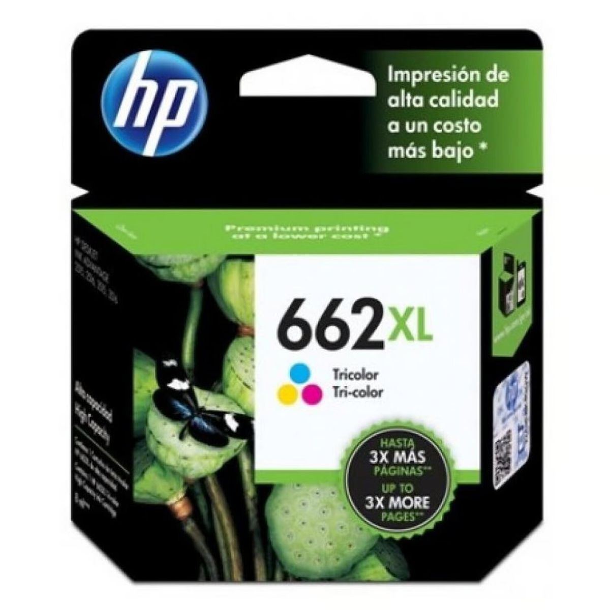 HP - TINTA HP 662XL TRICOLOR CZ106AL 330 PAG