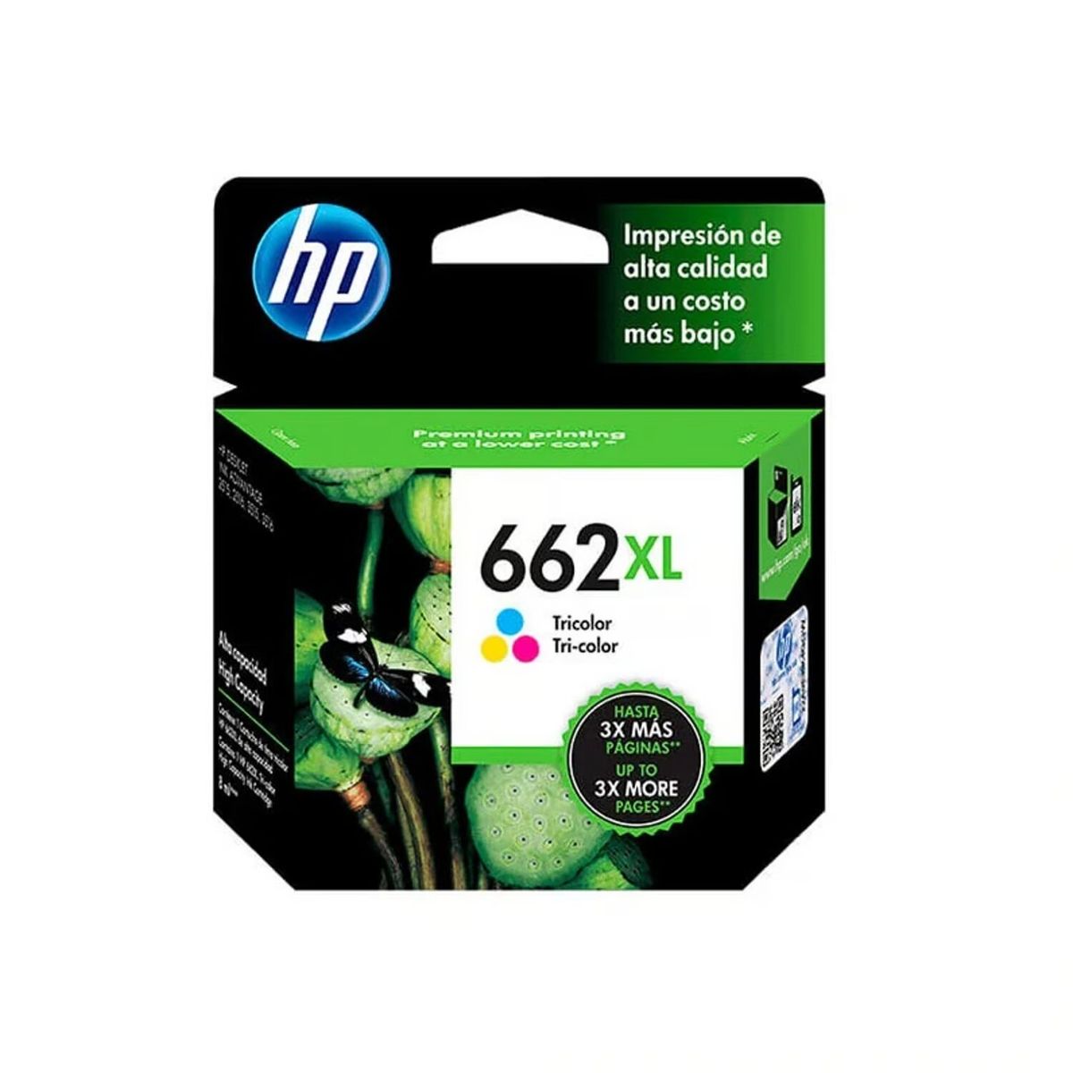 HP - TINTA HP 662XL TRICOLOR CZ106AL ORIGINAL