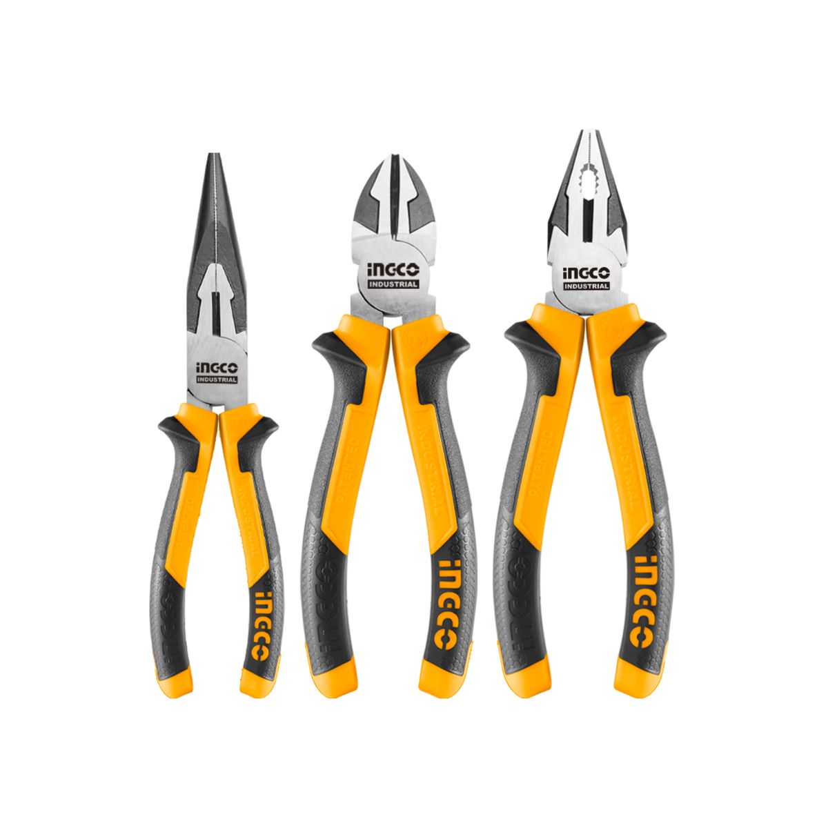 INGCO TOOLS - Juego de Alicates 3 piezas Ingco