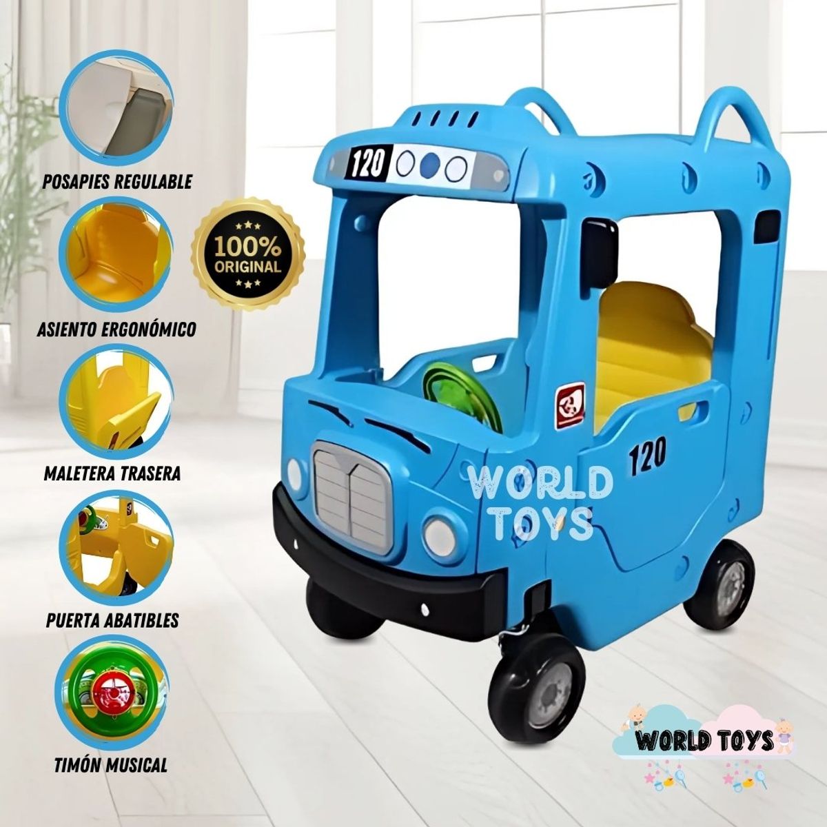 GENERICO - Correpasillo Didáctico «GOTTFRED» Sky Blue